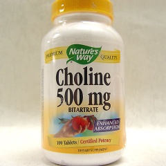Choline (コリン) 500mg 100錠