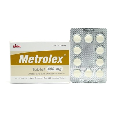 メトロレックスMetrolex 400mg 100錠 トリコモナス症
