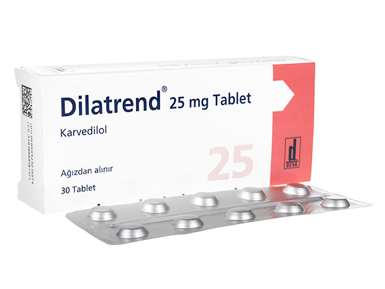 ディラトレンド（アーチストジェネリック）25 mg 30錠