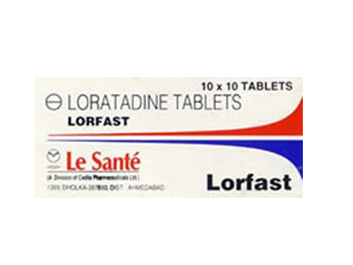 ローファスト(Lorfast)10mg　100錠 クラリチンのジェネリック(インド発送)