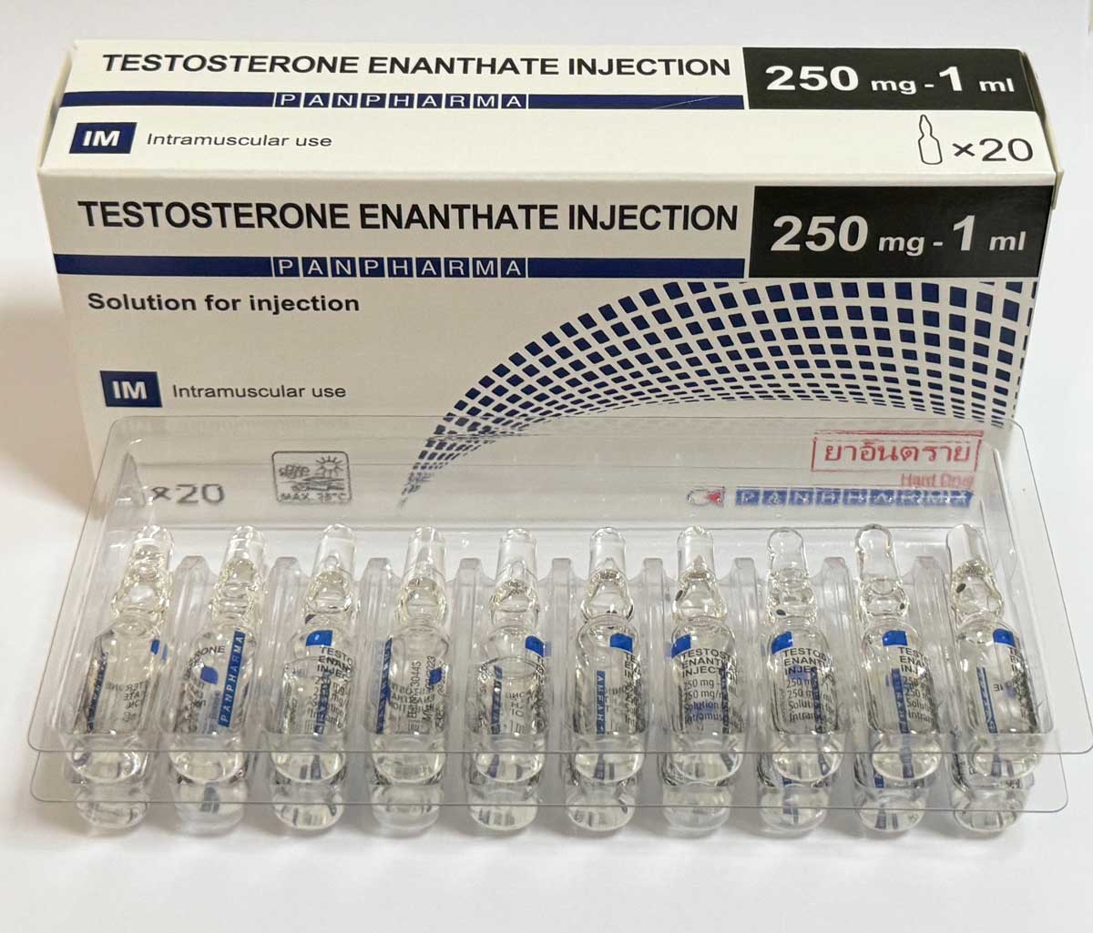 サプリ館 / PANPHARMA テストステロン エナンセート Testosterone Enanthate 250mg 10本