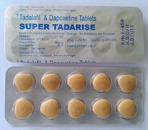 SUPER TADARISE スーパータダライズ 100錠 シアリスと早漏治療成分ダポキセチン