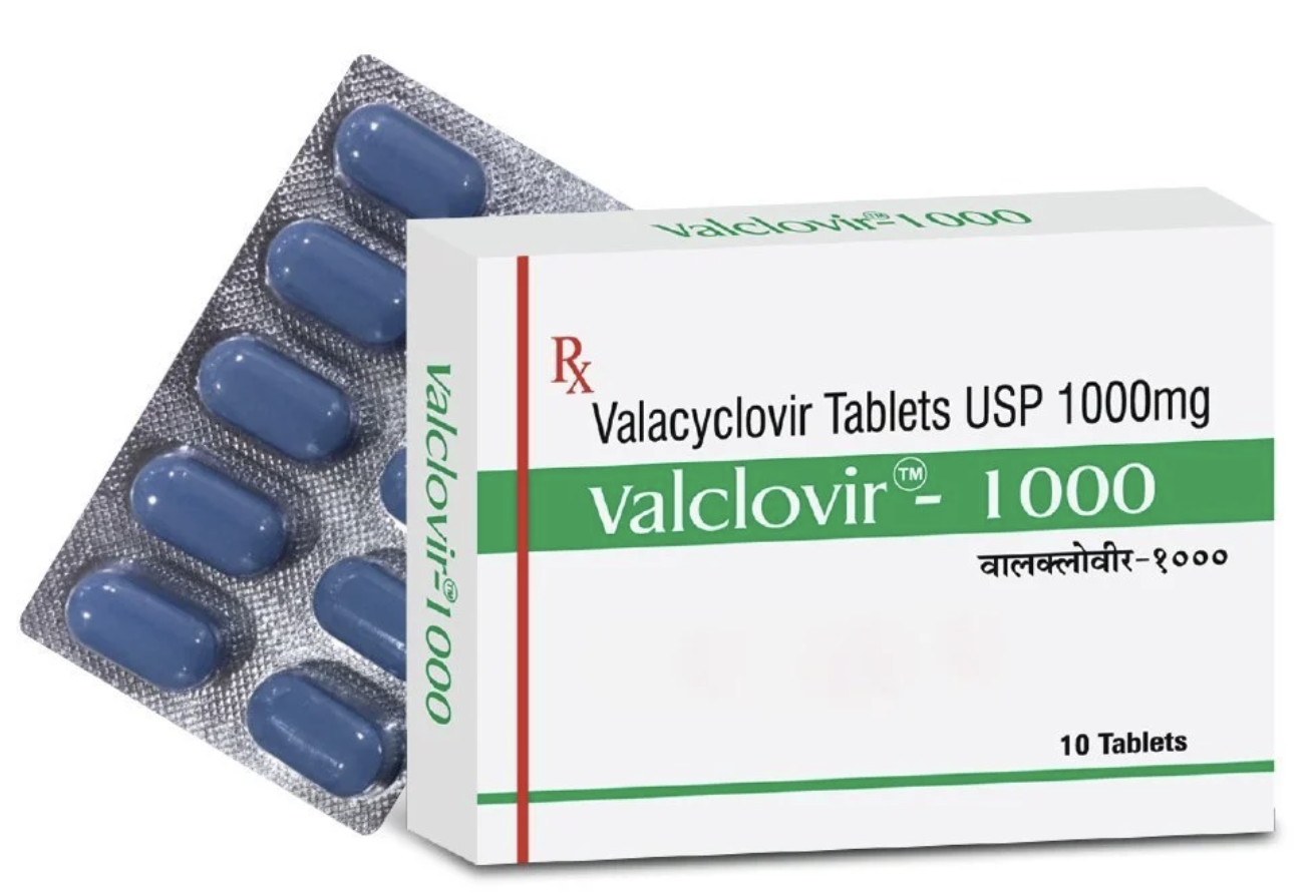 バルトレックスジェネリック・バルクロビル(Valclovir) 1000mg 30錠